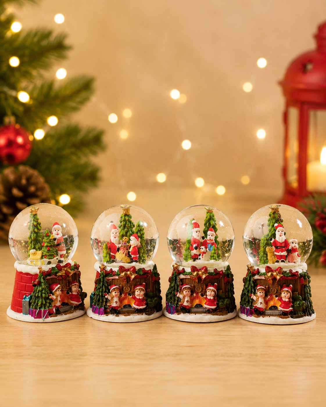 THD159 Musical Christmas Snow Globe