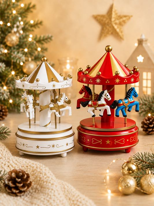 THD740 Musical Christmas Carousel