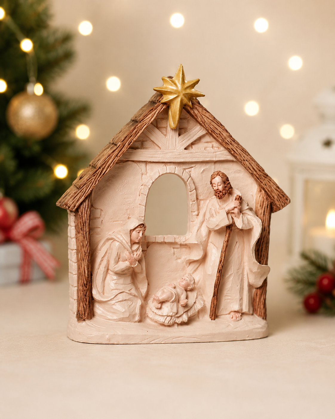 THD233 Nativity Scene Christmas Crib Decoration