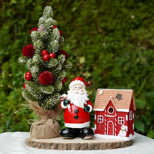 THD505 Red Santa Christmas Display Set