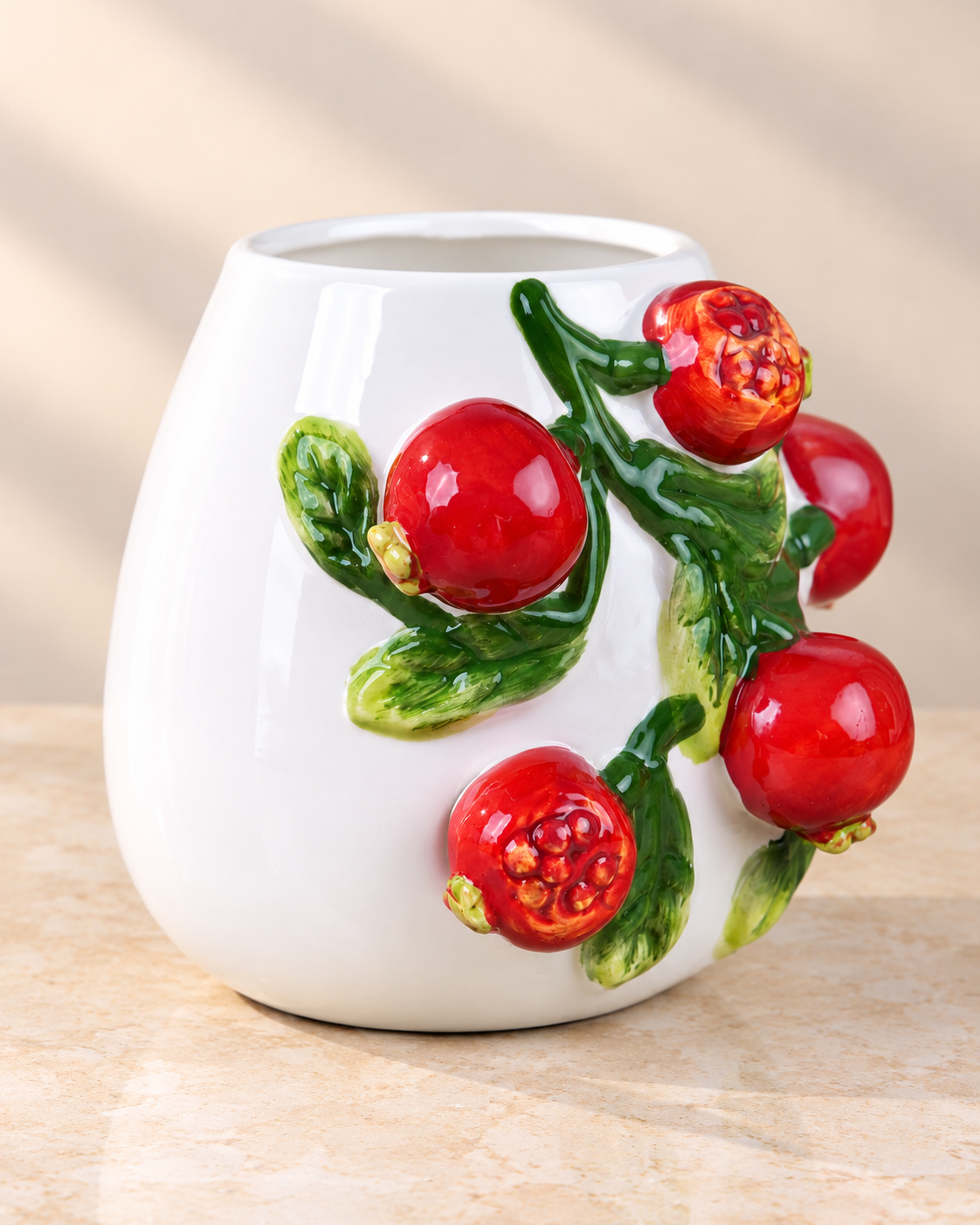 TT-170 Pomegranate Ceramic Vase  Planter