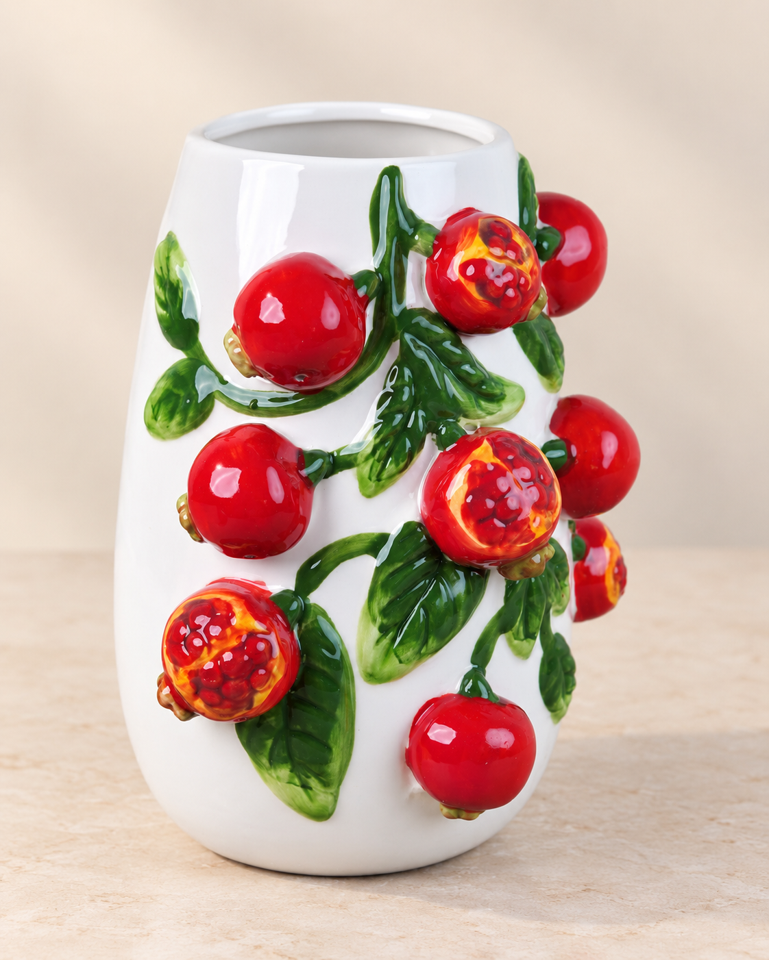 TT-167 Pomegranate Ceramic Vase