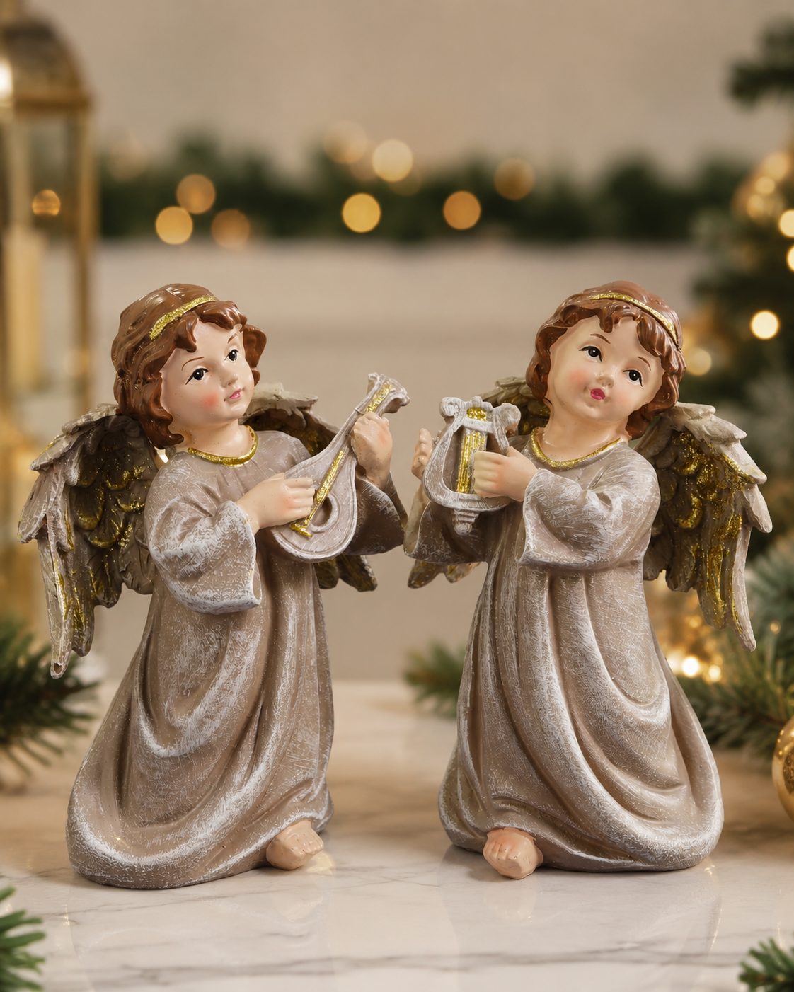 TT - 47 Angel Musician Resin Figurine