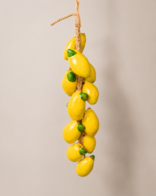TT-155 Ceramic Lemon Hanging Wall Decor