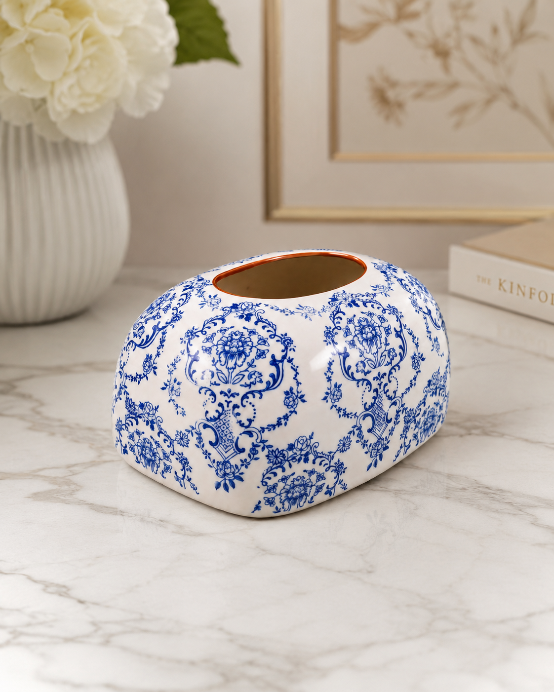TT-280 Ceramic Tissue Box Holder