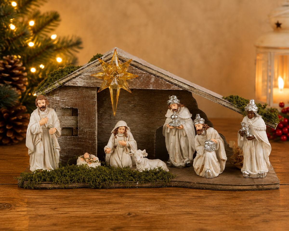 THD720 Nativity Scene with Light