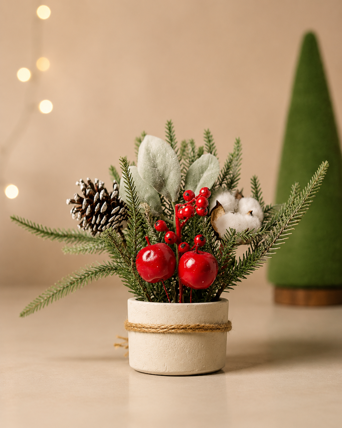 THD179 Christmas Tabletop Floral Décor