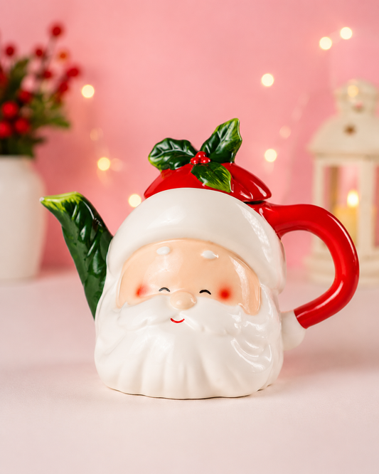 THD257 Santa Face Christmas Teapot