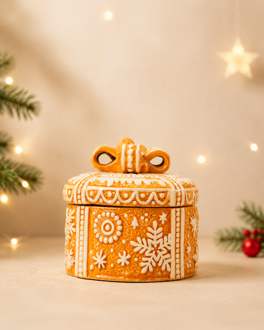 THD285 Gingerbread Christmas Canister