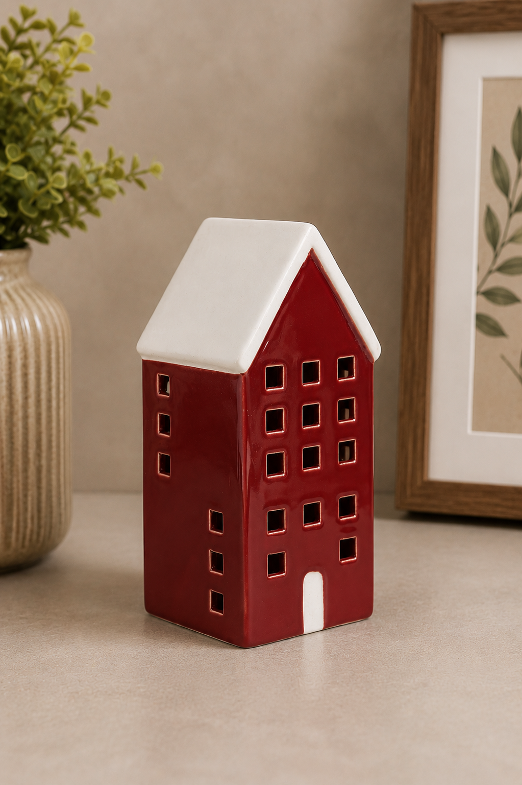 THD512 Ceramic Christmas Village House Décor
