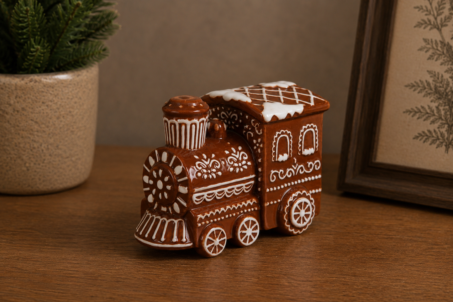 THD520 Gingerbread Christmas Train & Sleigh