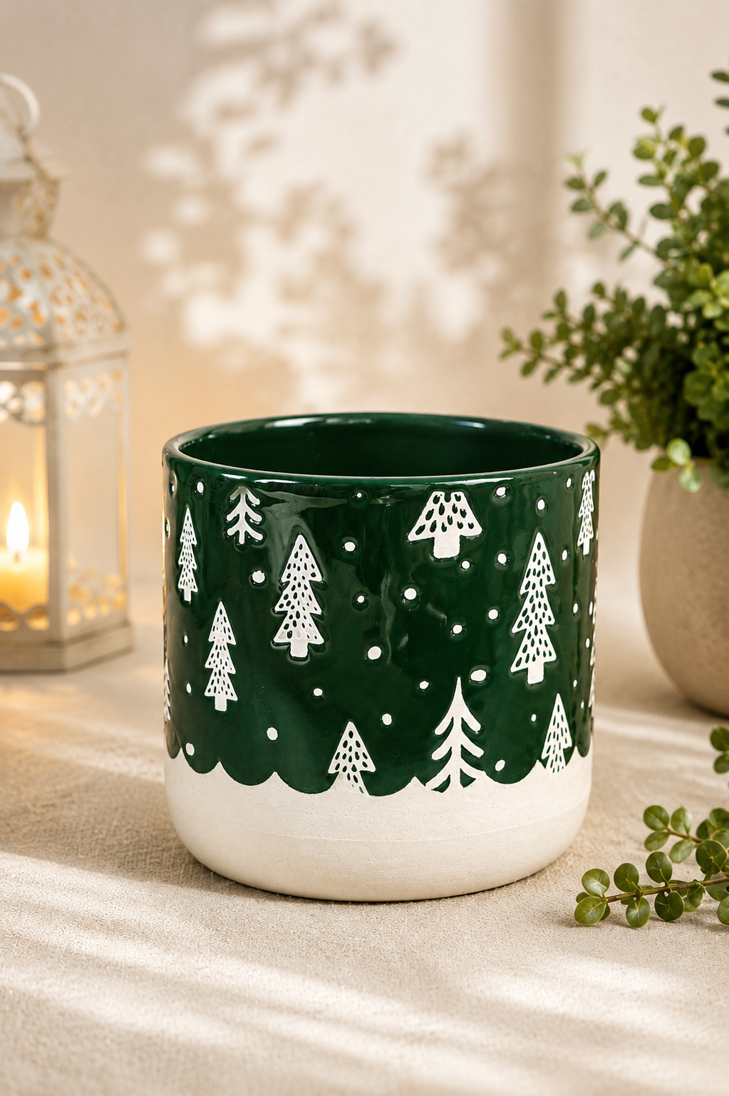 THD528 Christmas Tree Planter & Decorative Holder