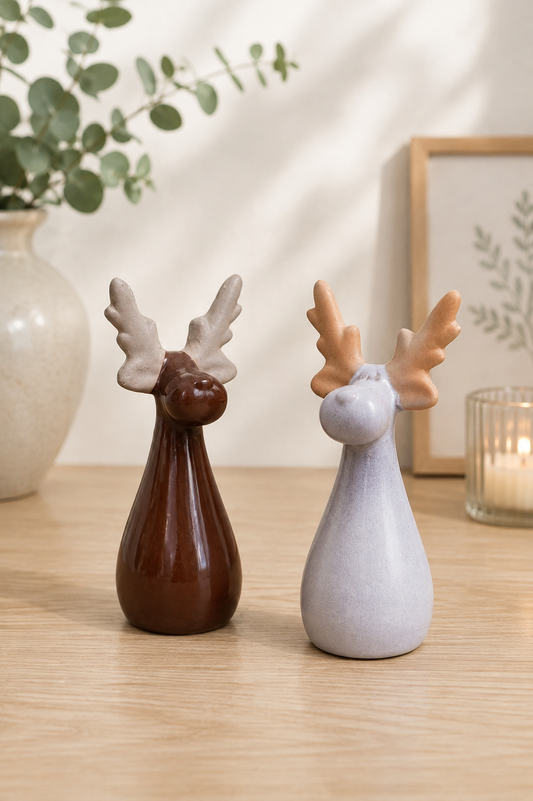 THD540 Ceramic Reindeer Figurine