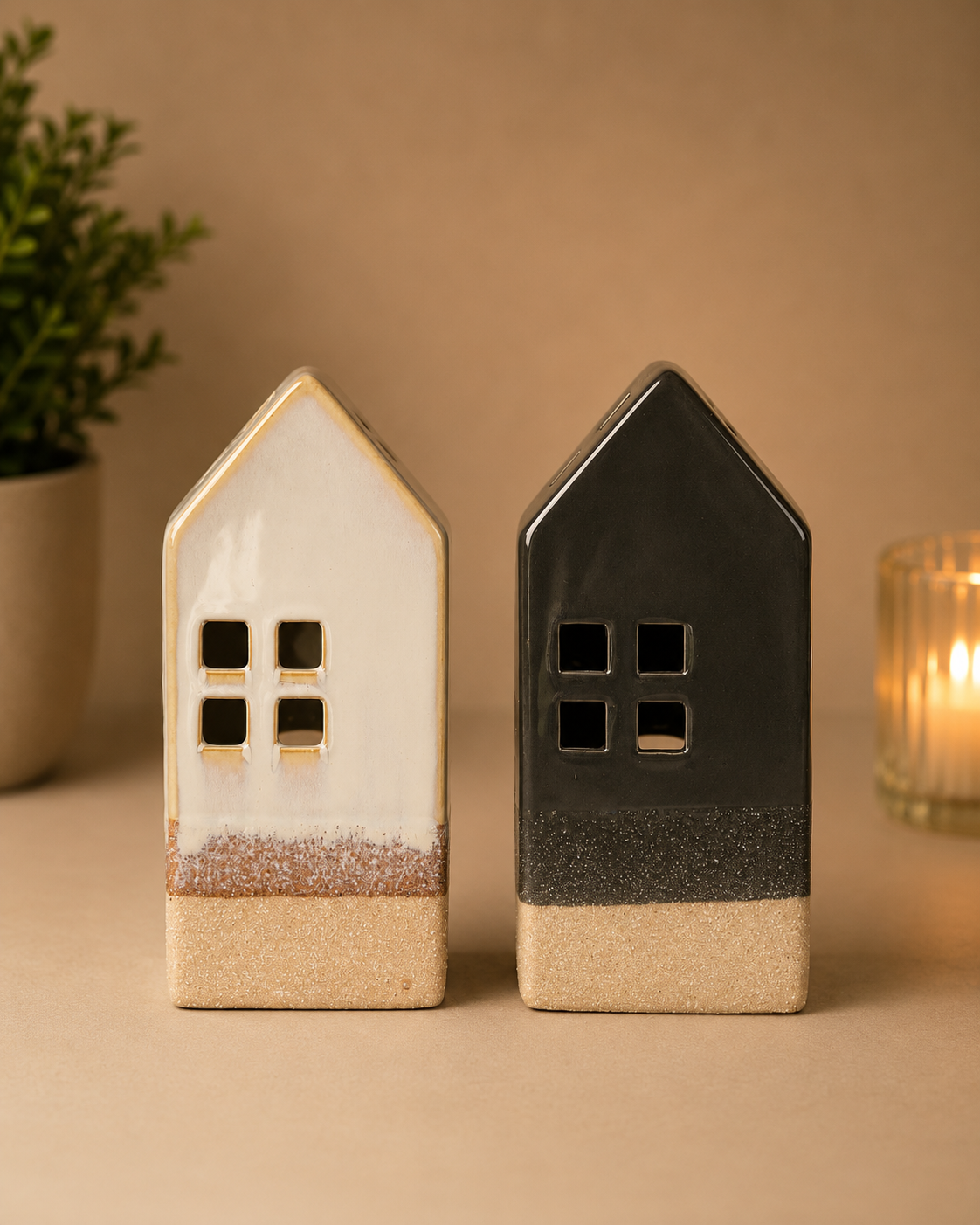 THD556 Ceramic T-Light House