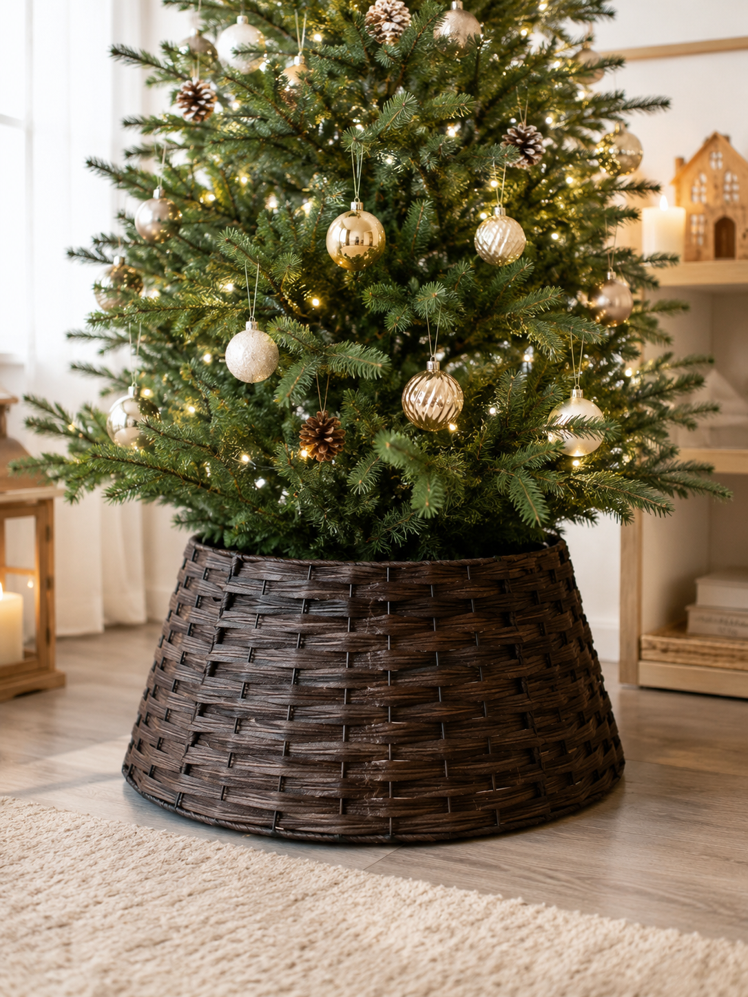 THD654 Detachable Woven Christmas Tree Collar