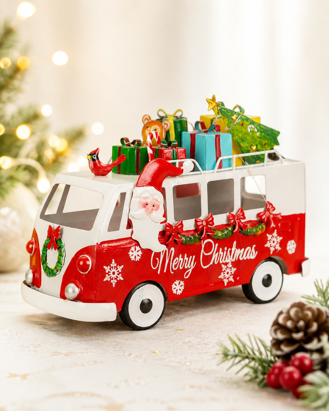 THD915 Christmas Santa Gift Truck