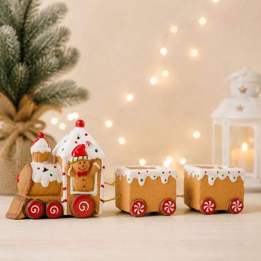 THD224 Christmas Gingerbread Train Storage Box