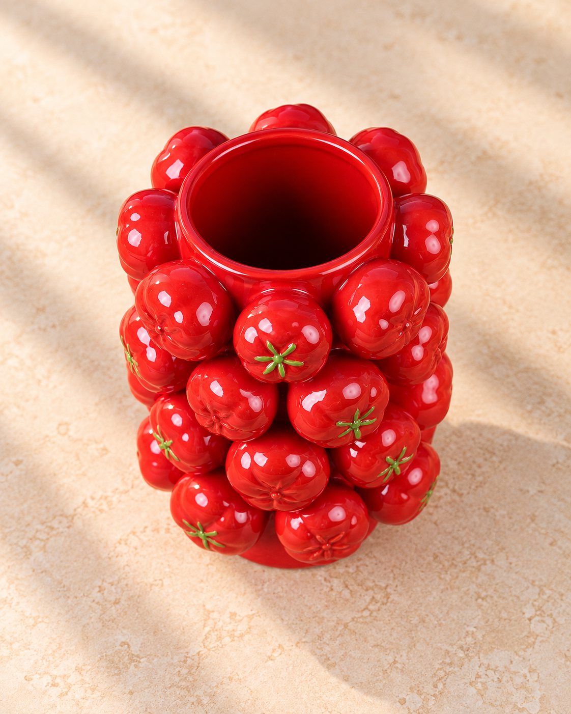 TT-174 Tomato Ceramic Vase / Planter