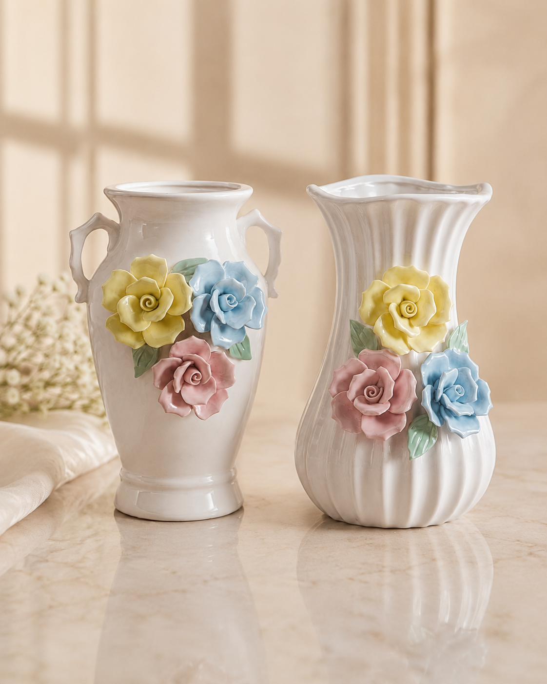 TT-270 Ceramic Rose Flower Vase