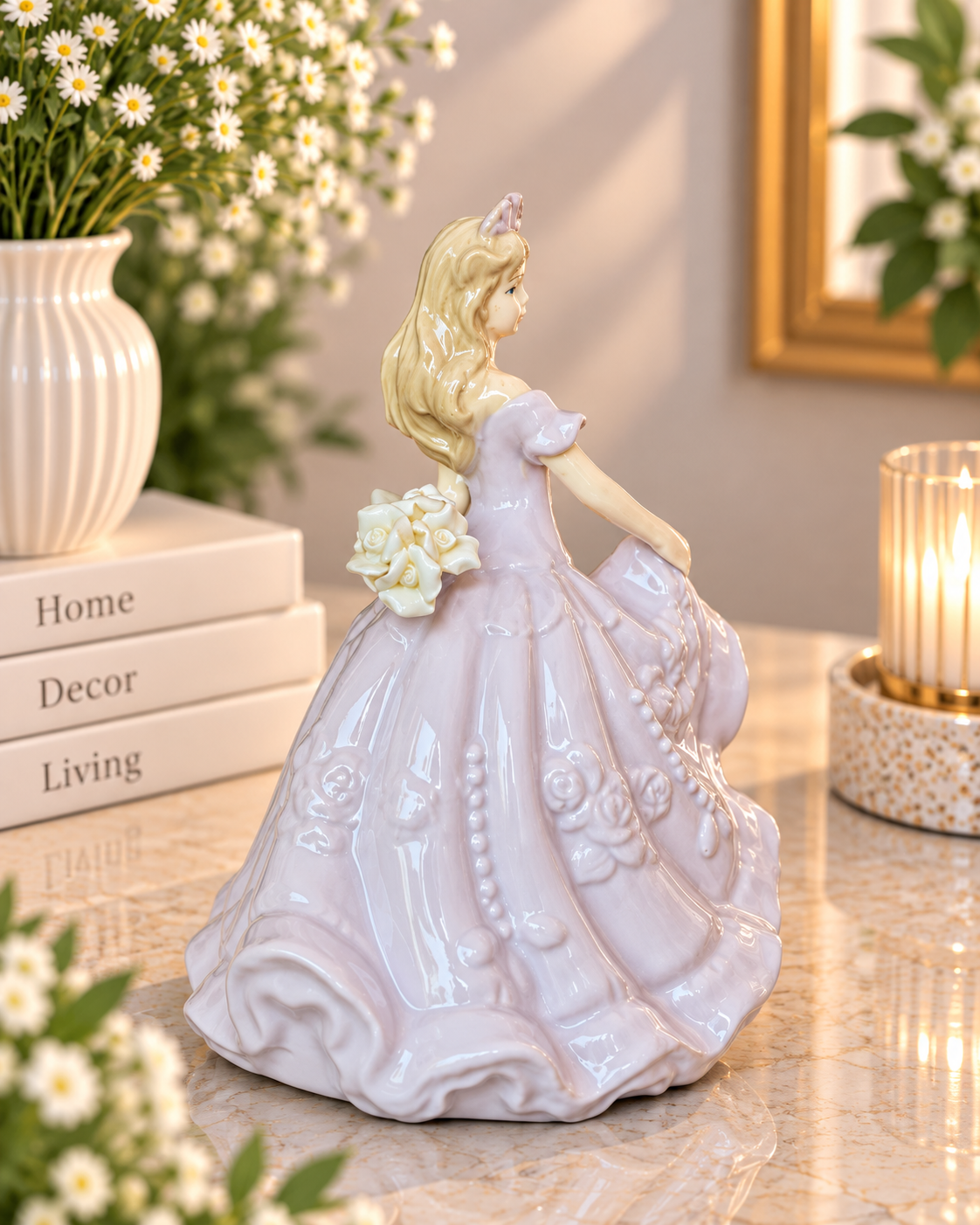 THD100  ceramic Princess Girl Figurine