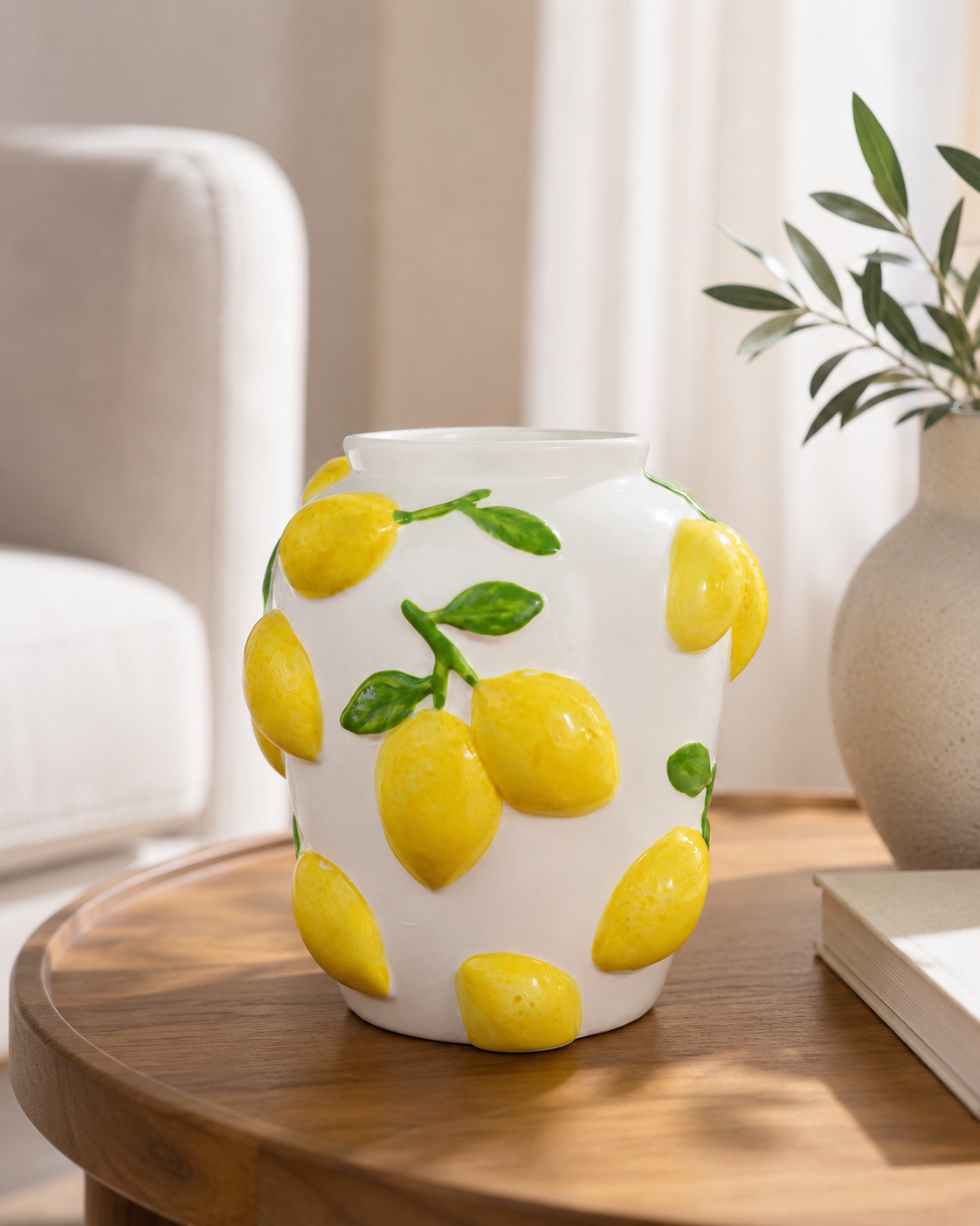 DD-45 Ceramic Lemon Vase