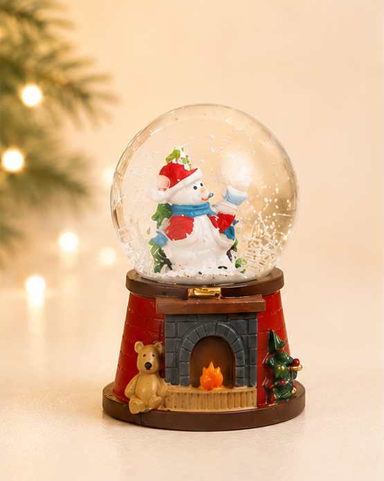 THD677 Light-Up Christmas Snow Globe