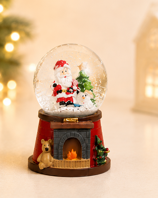 THD677 Light-Up Christmas Snow Globe