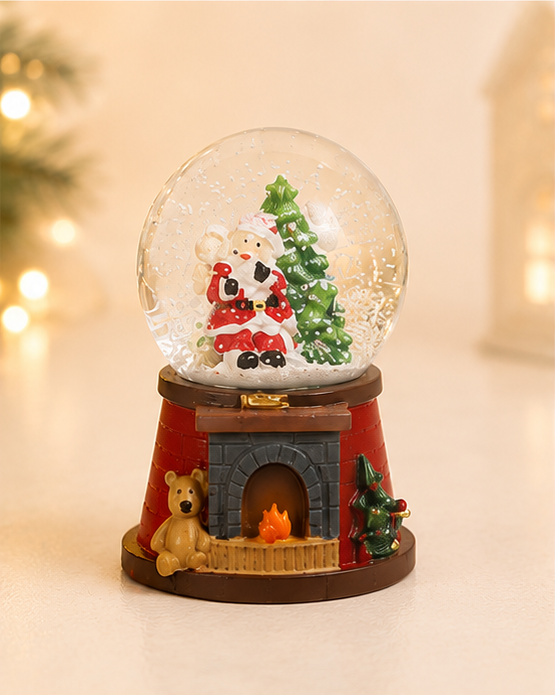 THD677 Light-Up Christmas Snow Globe