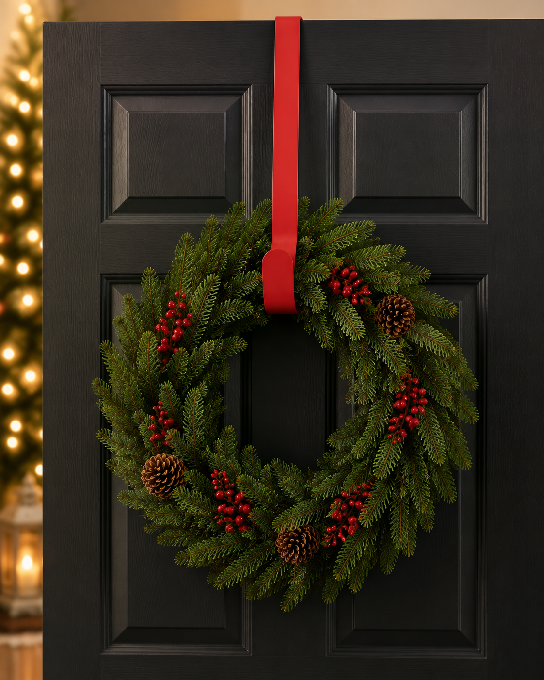 THD332 Metal Wreath Door Holder Hanger